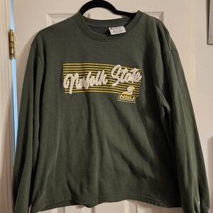 Champion Green Sweatshirt with Yellow Graphics